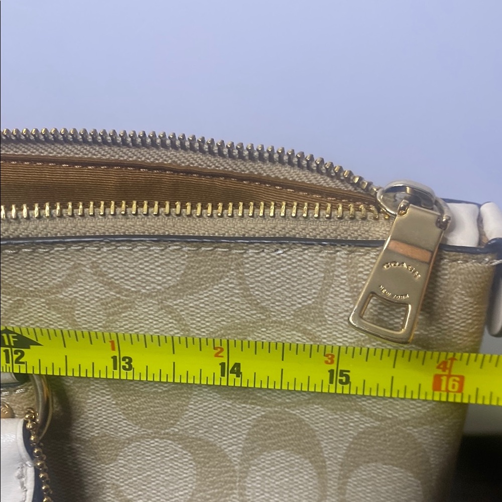 Coach Tan Signature Tote Bag - Picture 9 of 12